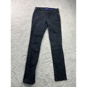 Miley Cyrus Max Azria Skinny Leg Jeans Juniors Size 1 Black Denim Low Rise